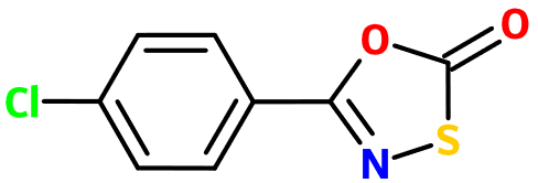 MC095523 5-(4-Chlorophenyl)-1,3,4-oxathiazol-2-one